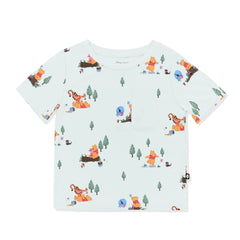 Toddler Crew Neck Tee in Winnie the Pooh Hundred Acre Wood