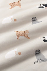 Twin Sheet in Fluffy Cat
