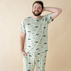 Men's Crew Neck Tee in Fishing