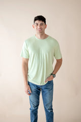 Men's Crew Neck Tee in Basil