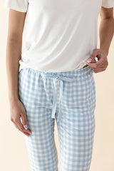 Women's Lounge Pants in Gingham Breeze