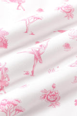 Knotted Gown with Bow Set in Toile Ballet