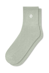 Adult Crew Socks in Thyme