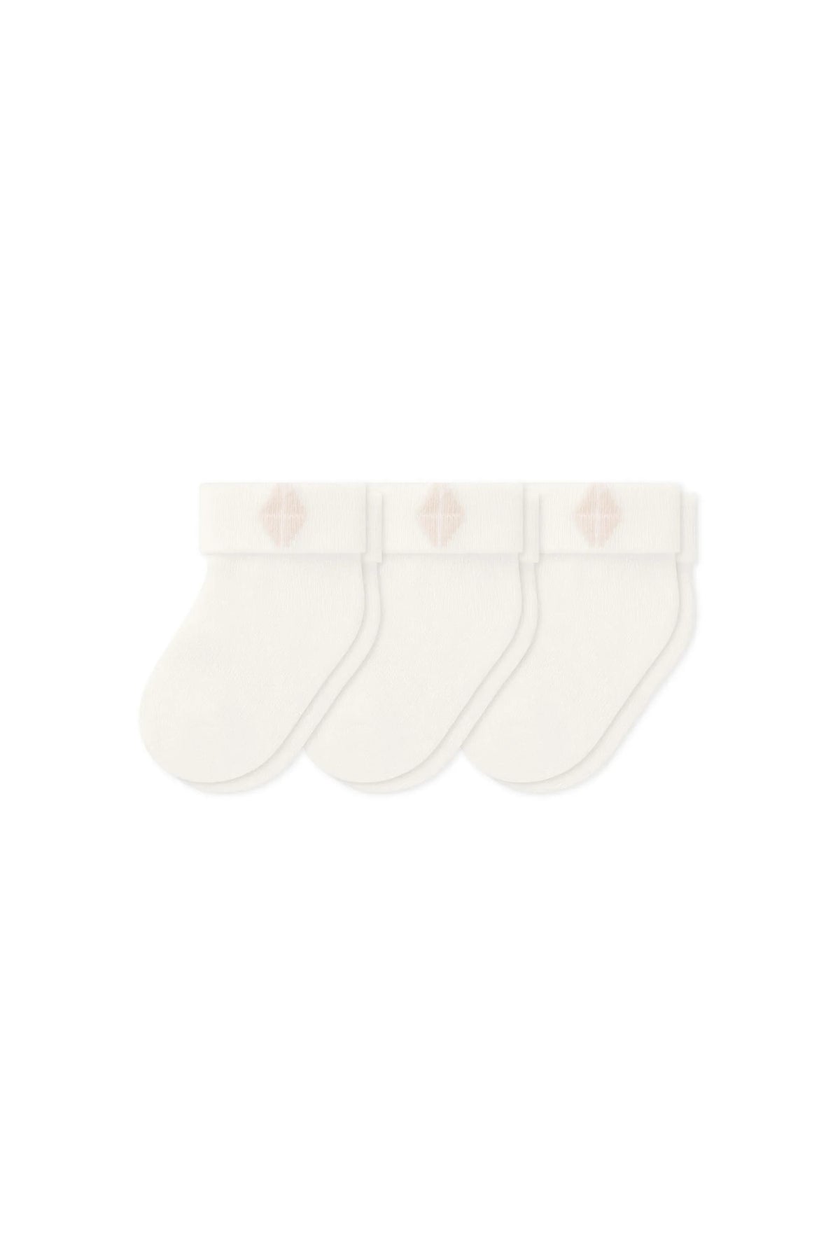 Baby 3-Pack Socks in Cloud