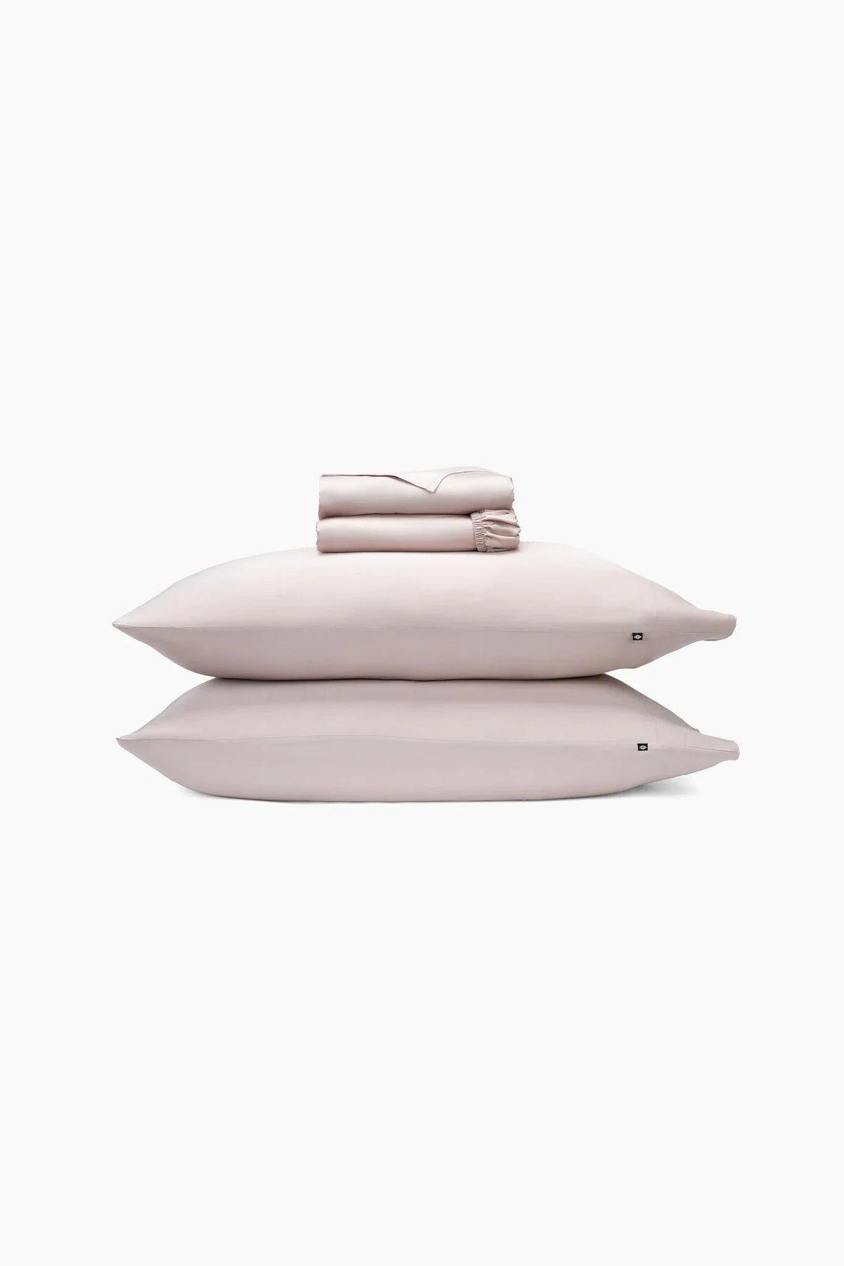 Bamboo Sateen Sheet Set in Rose Quartz