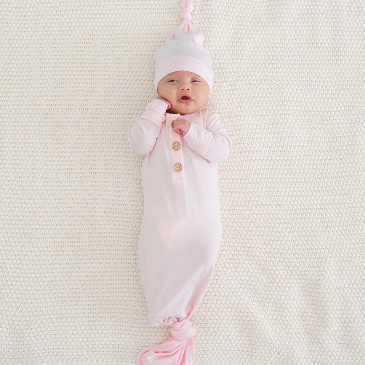 Knotted Gown with Hat Set in Sakura