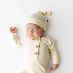 Knotted Gown with Hat Set in Chamomile