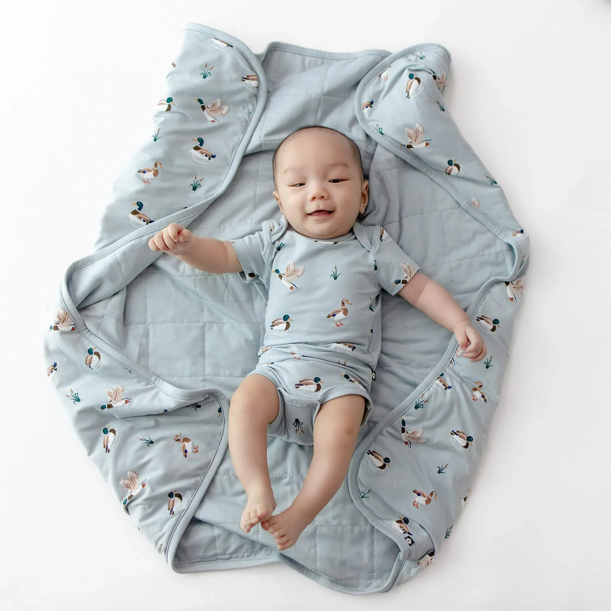 Baby Blanket in Mallard Duck 1.0