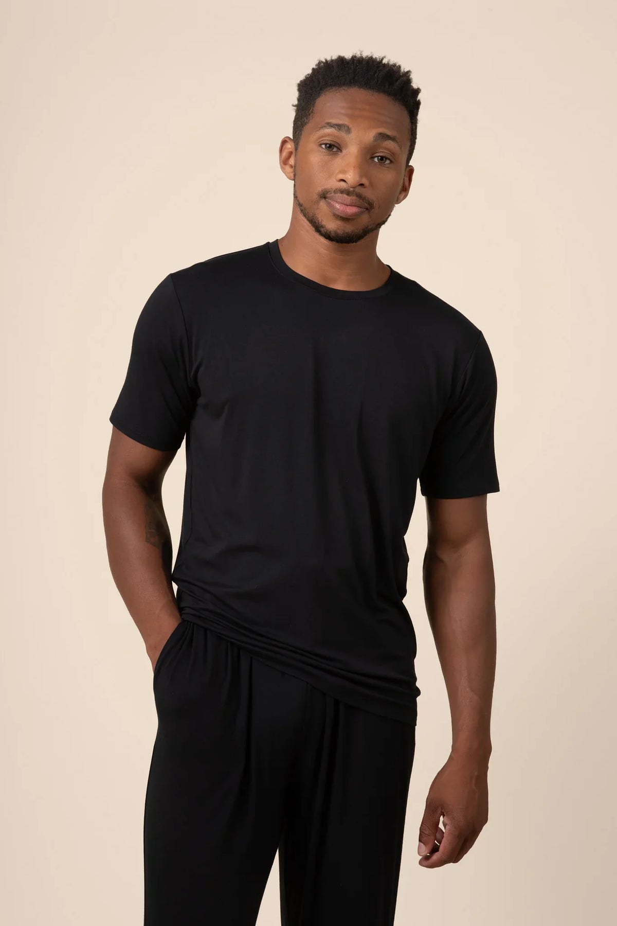 Men's Crew Neck Tee in Midnight