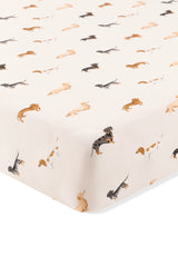 Crib Sheet in Dachshund