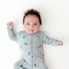 Romper in Mallard Duck