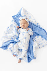 Baby Blanket in Toile Safari
