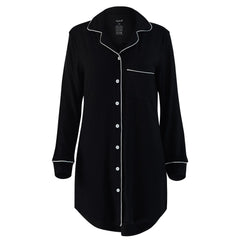 Long Sleeve Women’s Nightshirt in Midnight