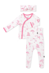 Take Me Home Set with Bow in Toile Ballet