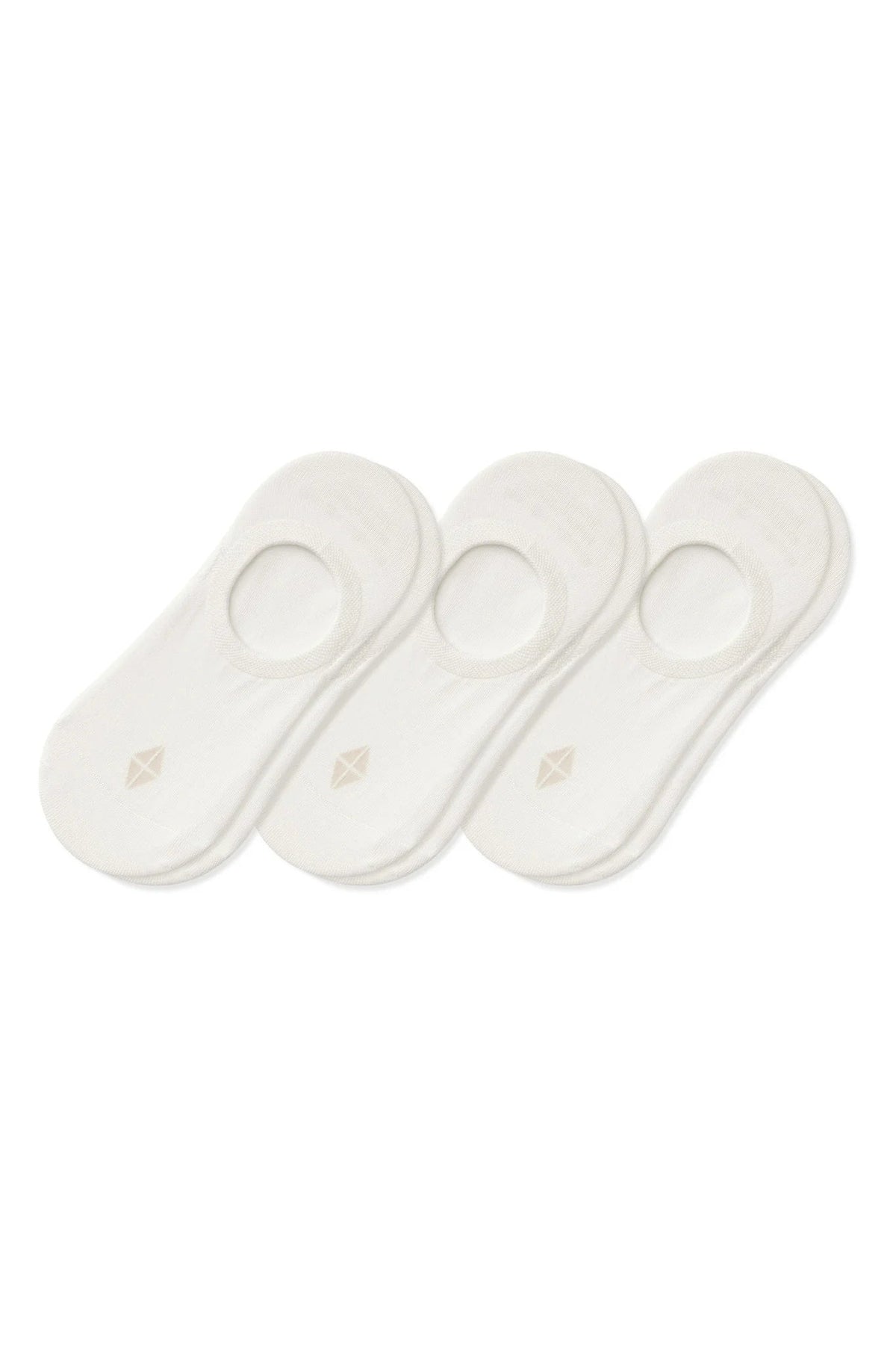 Women's No Show Socks 3-Pack in Cloud
