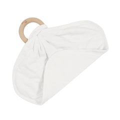 Lovey in Cloud with Removable Wooden Teething Ring