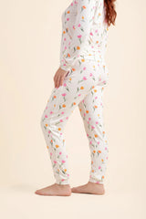 Women's Jogger Pajama Set in Tulip
