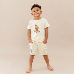 Toddler Basic Tee in Winnie the Pooh on Chamomile